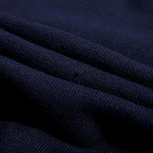 justyle清新藍(lán)調(diào)簡約英倫風(fēng)條紋撞色男士寬擺深v領(lǐng)開衫針織衫 61123052 藏藍(lán)產(chǎn)品圖片4素材 it168圖片大全